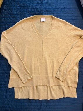 Kerisma Women's V-Neck Sweater in Pale Yellow from Anthropologie